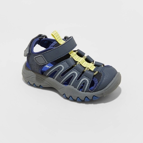 Cat & Jack Afton Hiking Sandals Navy 12 - Picture 2 of 7